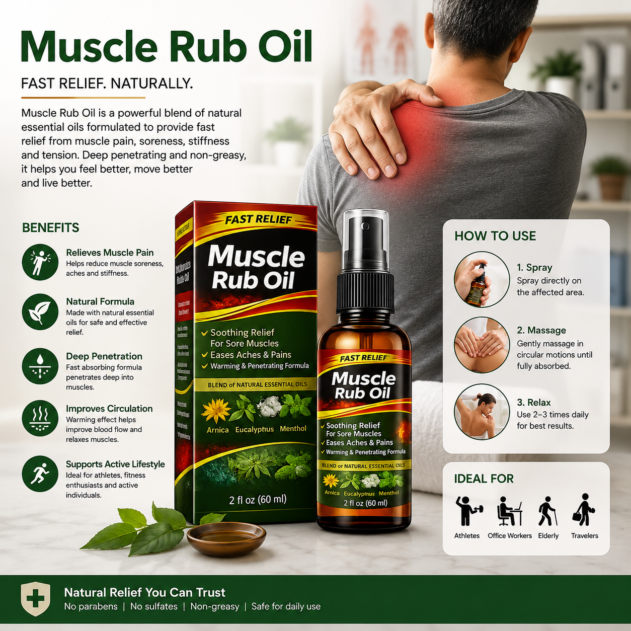 Nop Velmora HealthCare Theme. Muscle Rub Oil